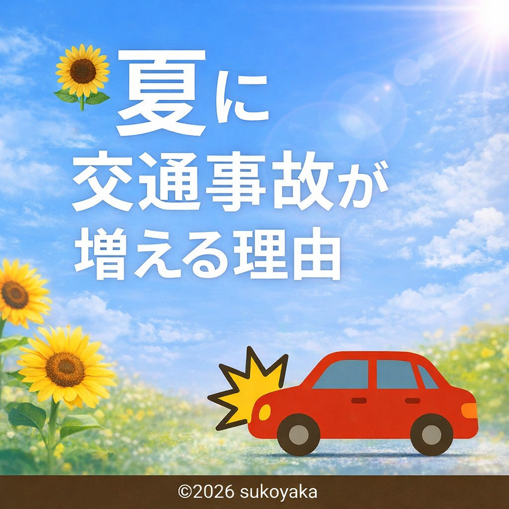 夏に交通事故が増える理由の写真01