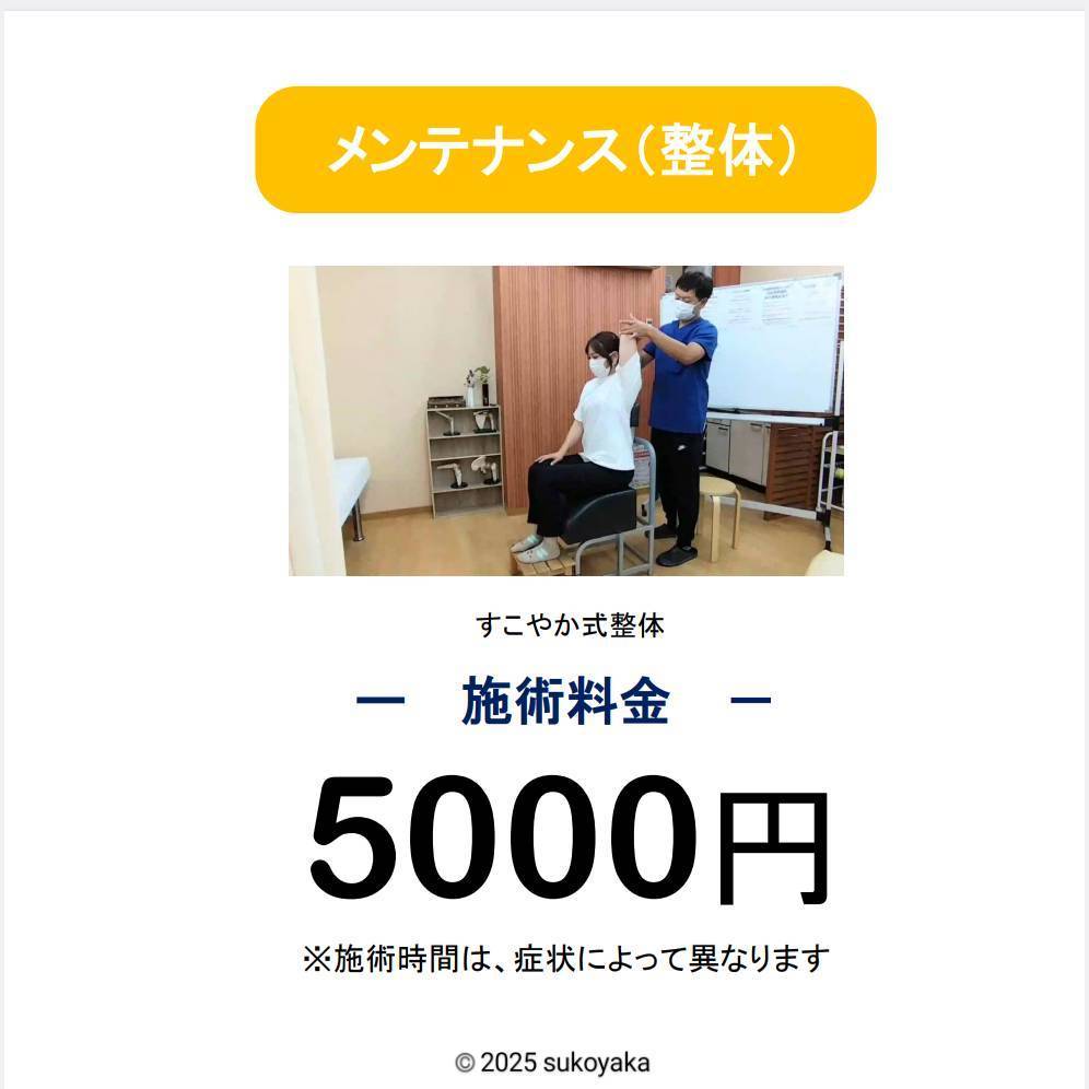 メンテナンス整体の写真