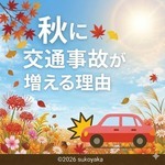 秋に交通事故が増える理由の写真