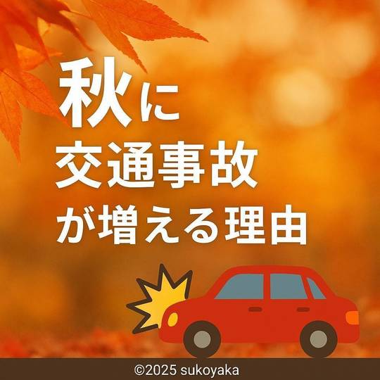 秋に交通事故が増える理由の写真01