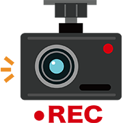 ドライブレコーダーのイラスト写真